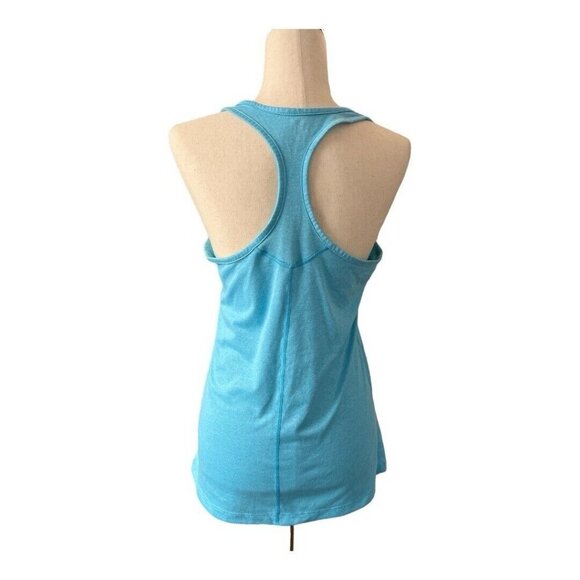 Nike Dri-Fit Womens Racerback Tank Top~Size M~Sky Blue Athletic Workout Tee - Picture 3 of 9